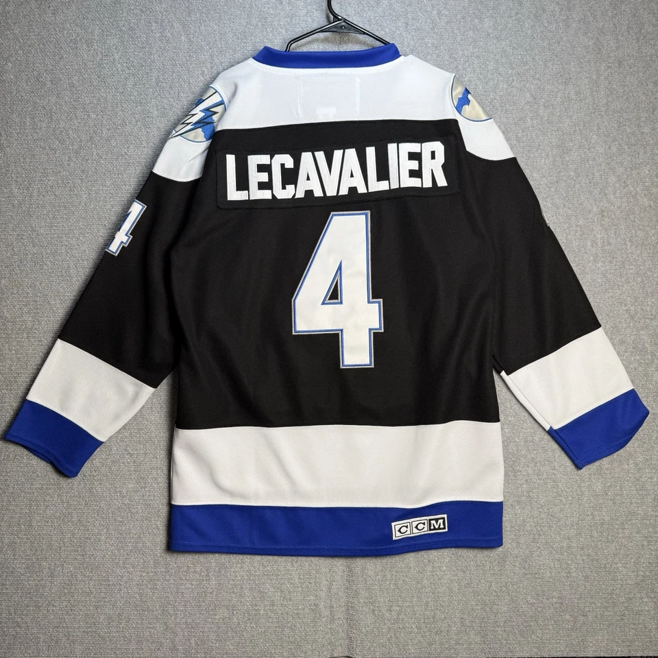 CCM Tampa Bay Lightning Lecavalier Jersey Size 48 Black Vintage Hockey Jersey - Image 4 of 4