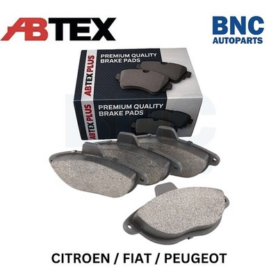 Abtex Front Brake Pads fits Citroen Dispatch 1.6 1.9 2.0 1995-2006