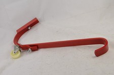 Qualcraft 2481 Steel Ladder Hook Red Powder Coated Weather Resistant Single OEM