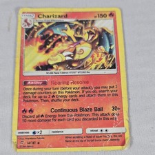 Charizard Pokemon TCG Team Up 14/181 Holo Rare Holo Stage 2 HP 150 English 2019 on eBay