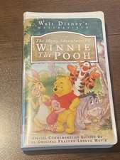 VHS Disney The Many Adventures Of Winnie The Pooh Special Commemorative Edition
