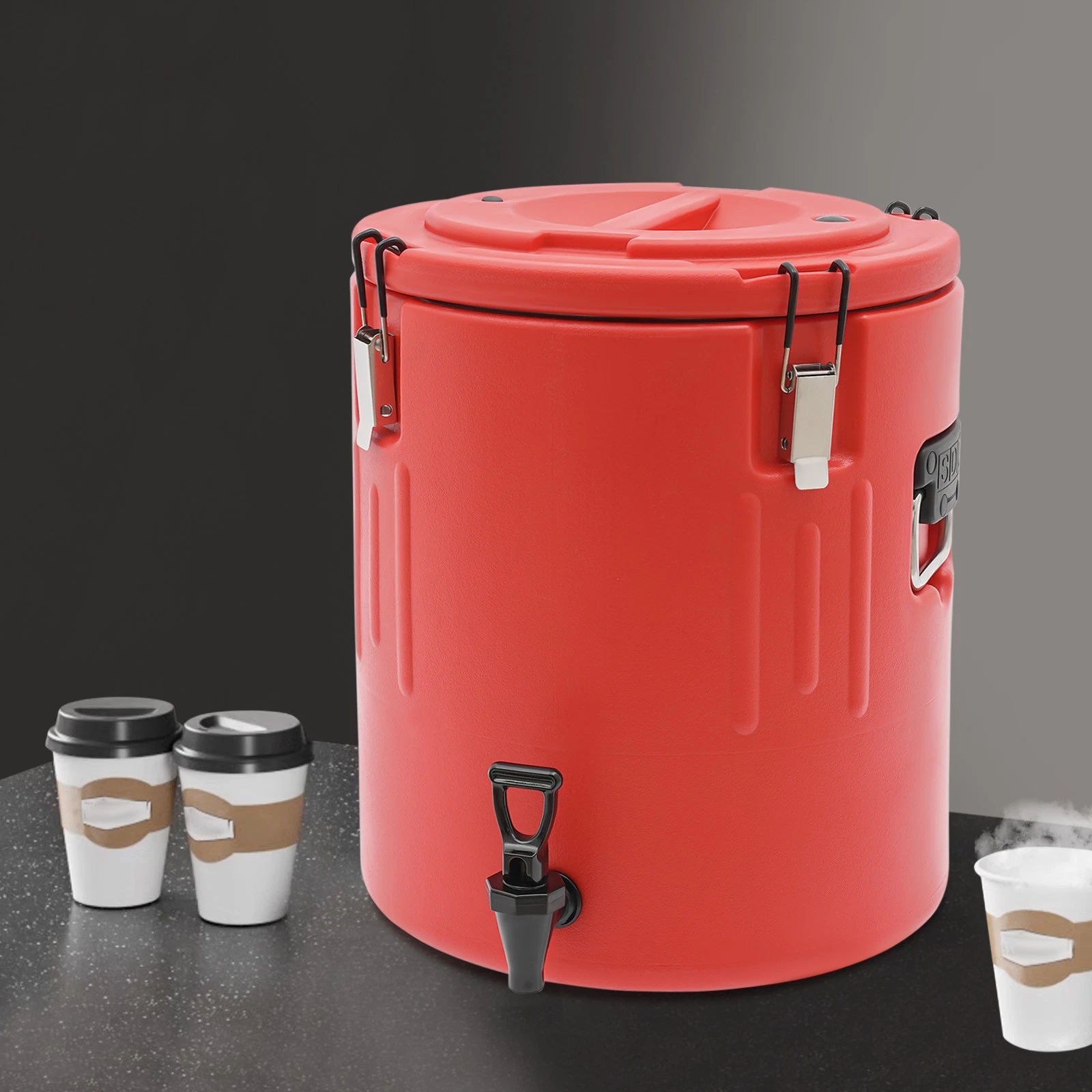 Beverage Insulated Bucket Modern Countertop Insulated Beverage Cooler Red New
Opens in a new window