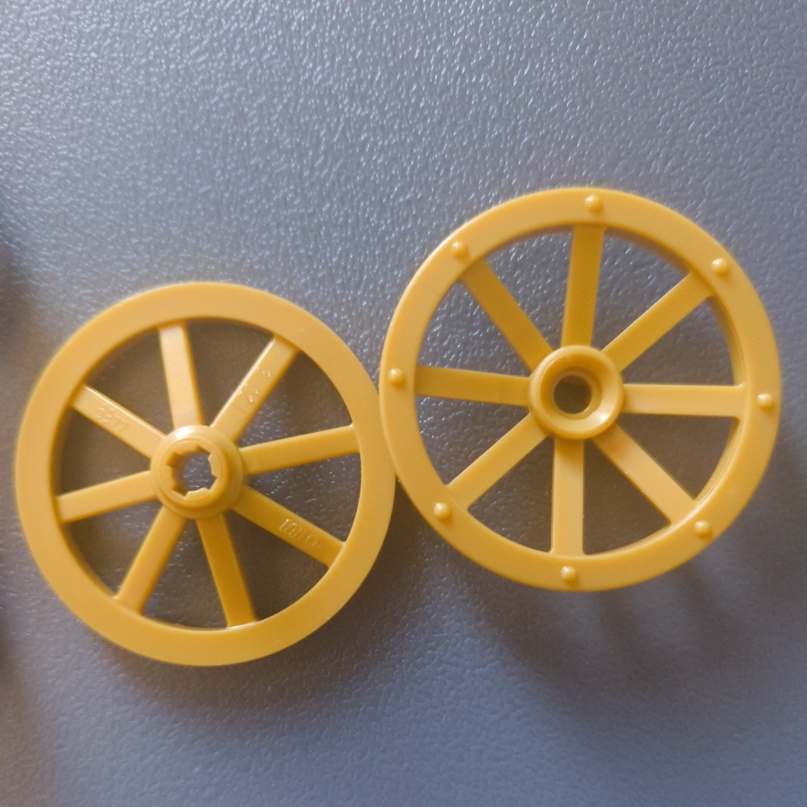 LEGO Wheel Wagon Large 33mm PEARL GOLD x4 Brand New MORE AVAILABLE SAME DAY PNP image 3