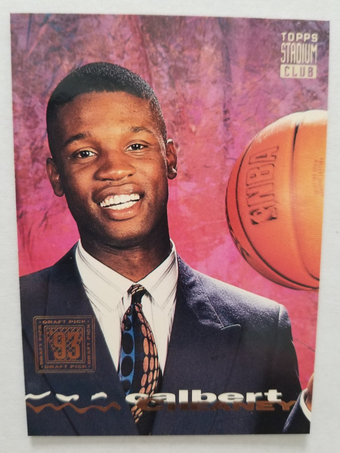 Calbert Cheaney 1993-94 Topps Stadium Club NBA Draft Rookie #127