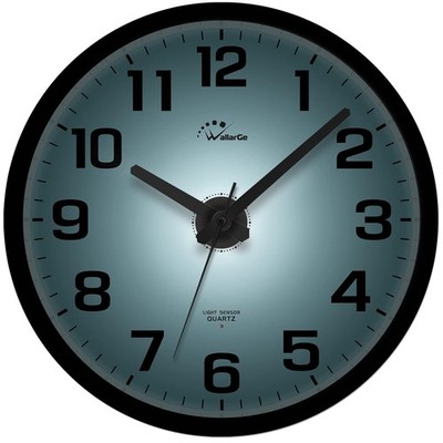 Non-Ticking Modern Wall Clock with Night Light