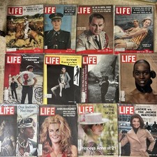 LIFE Magazines 6 from 1950 s. 1960 s & 1970 s...