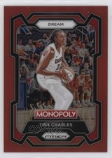 2024 Panini Prizm Monopoly WNBA Red Prizm 55/99 Tina Charles #71 12ew