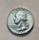 1955 (UNC) Washington Silver Quarter