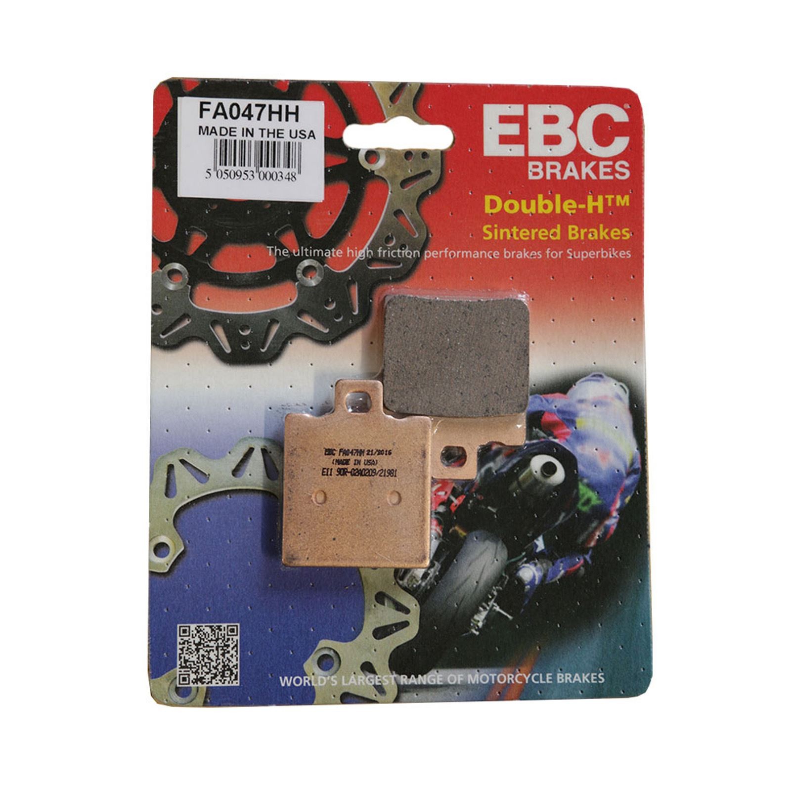 Ducati Multistrada 620 05-06 - EBC FA047HH Sintered Brake Pads