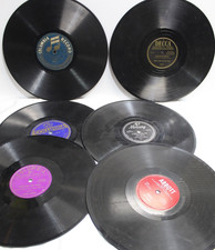 VTG Lot Of 6 Records ~ 78 rpm 10&rdquo; Columbia Mercury Abbott Decca