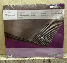 Creative Memories 7  x7  Black Scrapbook Pages New Style
