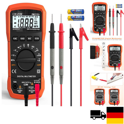 Digital Multimeter mit automatischer Bereichswahl, Multifunktionstester, der