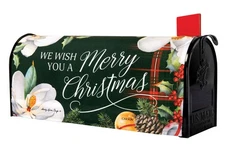 Elegant Christmas Nylon Mailbox Cover
