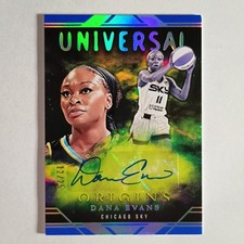 2024 Origins WNBA Dana Evans Universal Signature AUTO BLUE /25