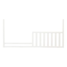 Pemberley Row Wood White Toddler Rail 54" x 1" x 26" Assembled