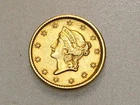 1853-P $1 LIBERTY HEAD GOLD COIN