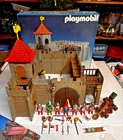 Vintage Playmobil 3446 Medieval Castle with 7 Figures, Org Box & Instructions