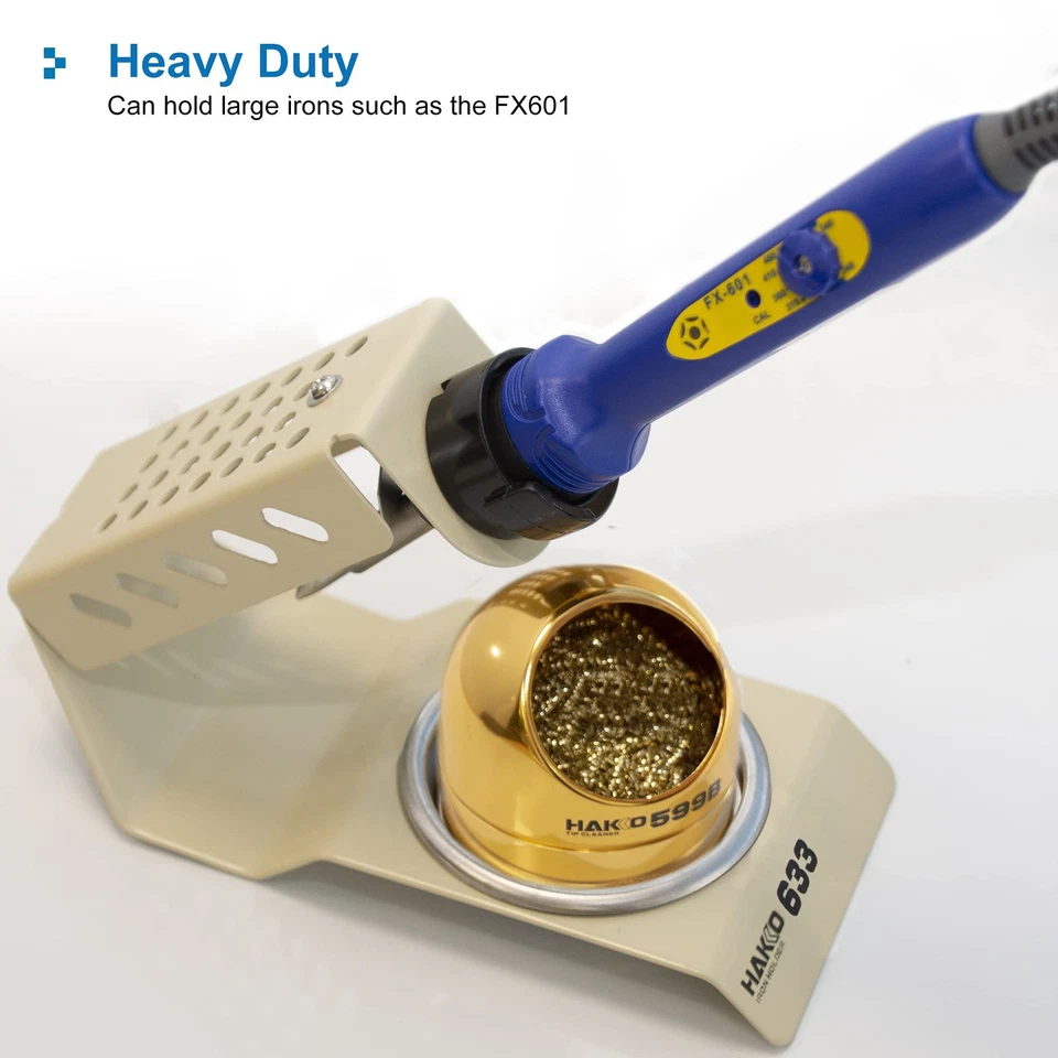 Hakko 633-01 — держатель паяльника с очистителем наконечников 599B - Изображение 3 из 4
