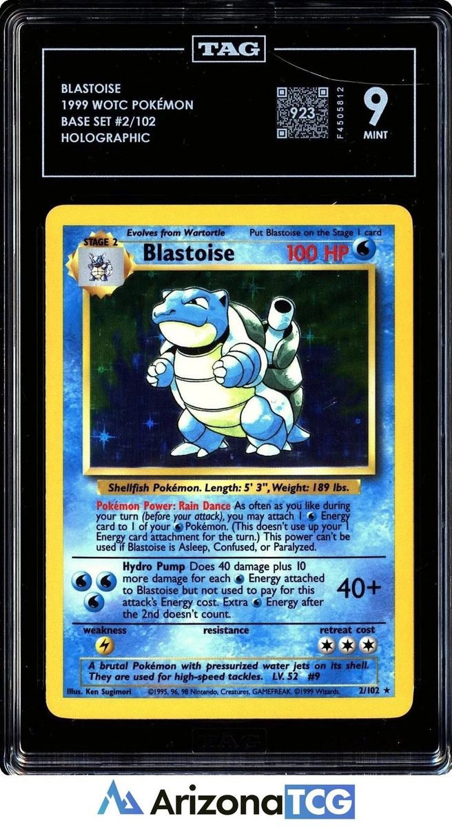 Blastoise Pokmon TCG Base Set Individual Collectible Card Game Cards for  sale - eBay