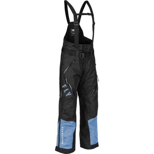 Fly Racing Women's Carbon Snowmobile Bib Shell - Black / Blue - 470-4506 - Picture 9 of 12