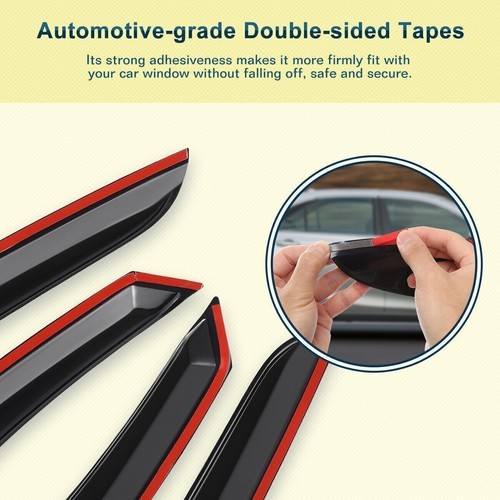 For 2019-2024 Kia Forte JDM Mugen Style Window Visors Vent Rain Guards US - Bild 12 von 16