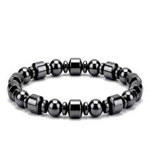 Magnetic Therapy Weight Loss Men Women Hematite Stone Beads Bracelet Jewelry
