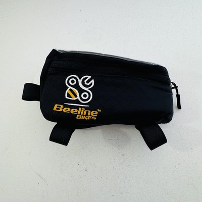 Beeline Bikes Frame Phone Bag Small Black Top Tube Bike Cycling Made USA A55