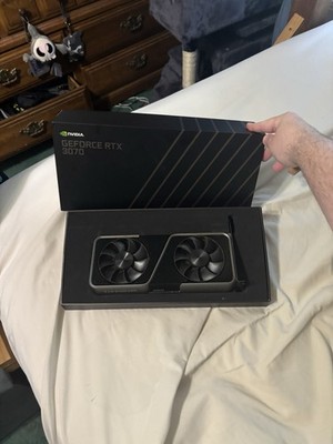 NVIDIA GeForce RTX 3070 Founders Edition 8GB GDDR6 Graphics Card WITH BOX DUSTY