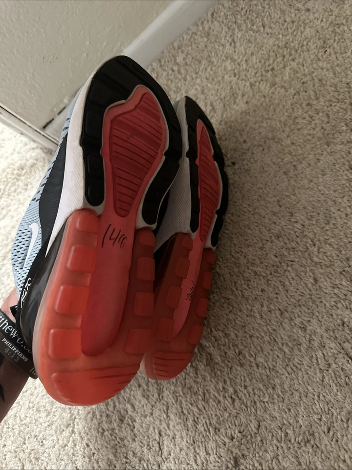 Nike Air Max 270 Ocean Bliss Mujer Talla 7 Negro Azul Rosa Raro AH6789-400 Foto 3 de 4