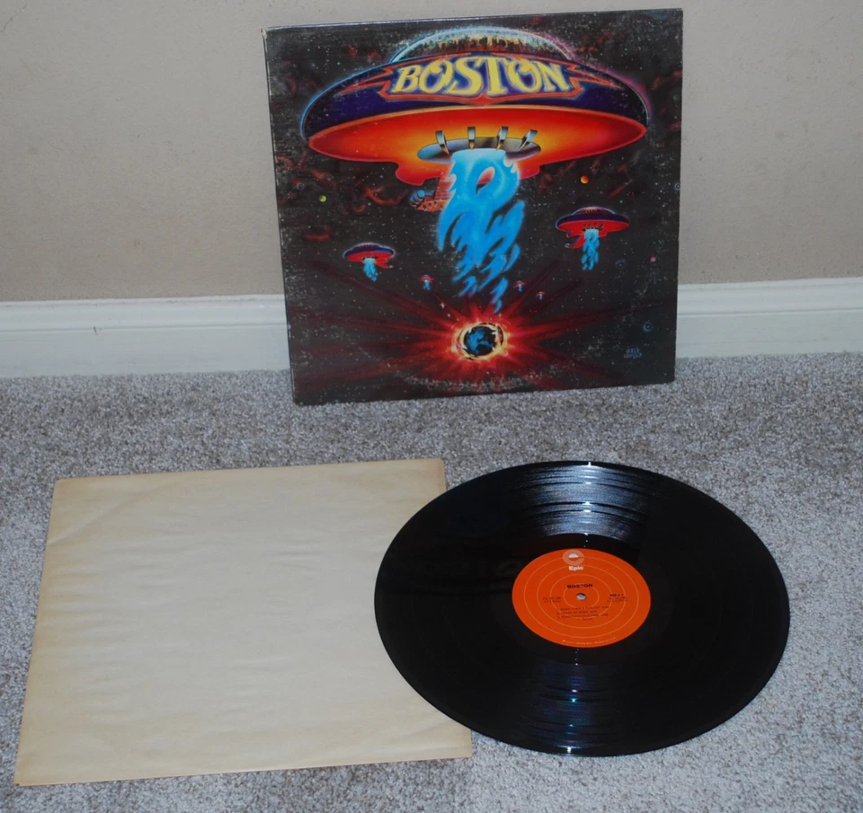 BOSTON "Boston" Debut LP Original 1976 - Image 3 of 3