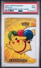 2000 TOPPS POKEMON TV ANIMATION CLEAR CARDS #PC1 PIKACHU PSA 9