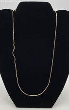 14K Yellow Gold Fine Jewelry Lobster Clasp Omega Chain Necklace 6.64 Grams