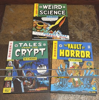 The EC Archives Lot Tales from the Crypt Weird Science Vault Of Horror Volume 1