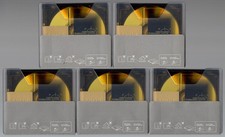 5-Sony MD MiniDiscs Premium Gold 80 Mins MDW80PL w/ Shock Abs Mechanism New Open