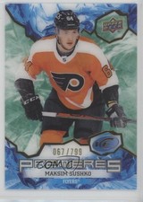 2021-22 Upper Deck Ice Ice Premieres Green 67/799 Maksim Sushko #171 y9k