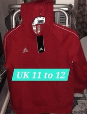 Hoddie Adidas New with Tags  Kids,colours Red Size 11-12 Years Old .