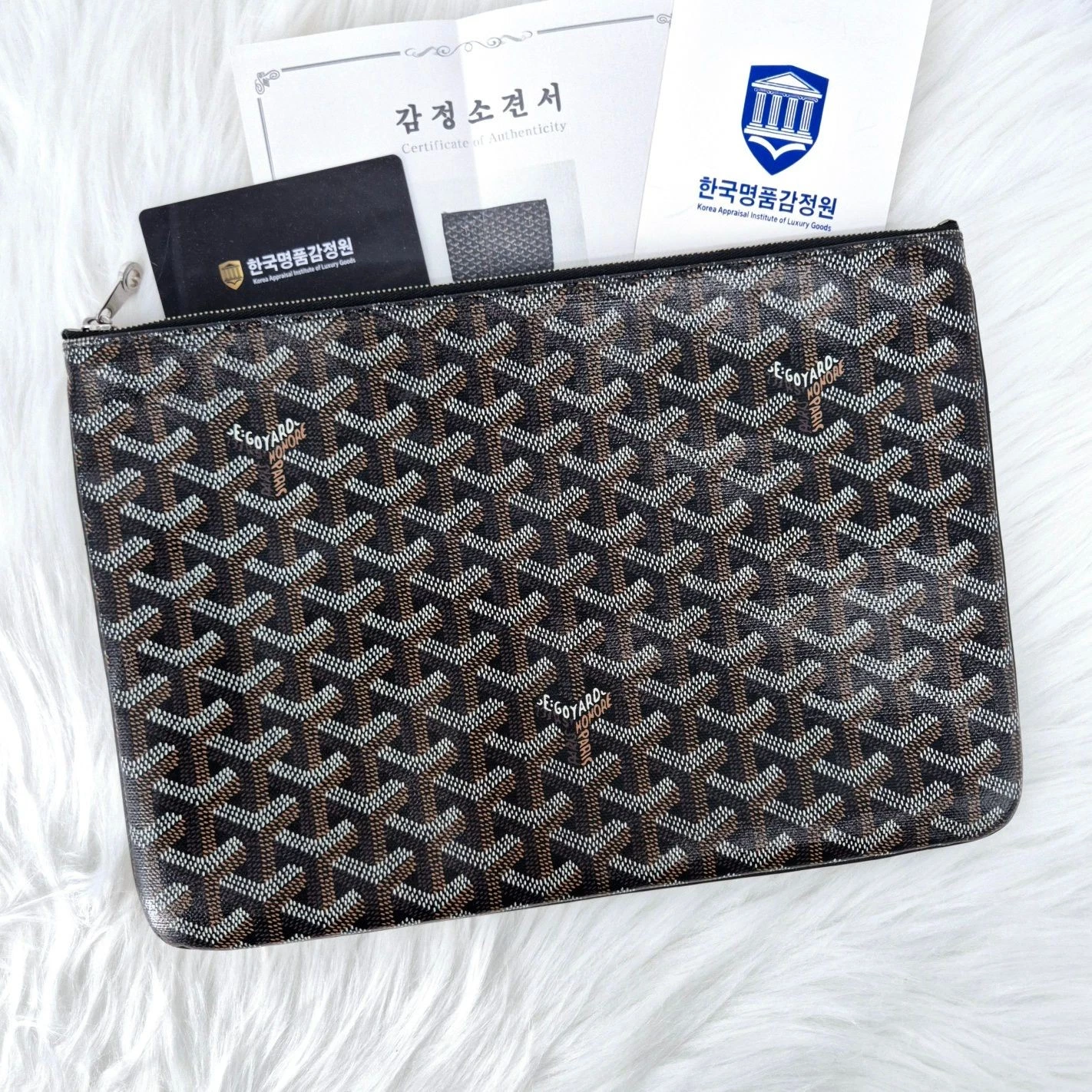 Frizione Goyard Senna MM Nera 12345 125874366