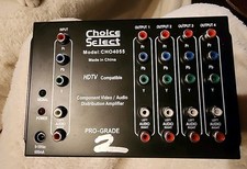 Choice Select Cho4055 Component Video/Audio Distribution Amplifier 1cnt27