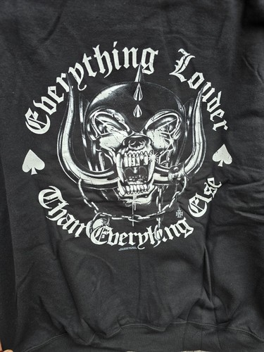 Very RARE OFFICIAL Motorhead Everything Louder Than Everything Else Hoodie XL. - Picture 4 of 7