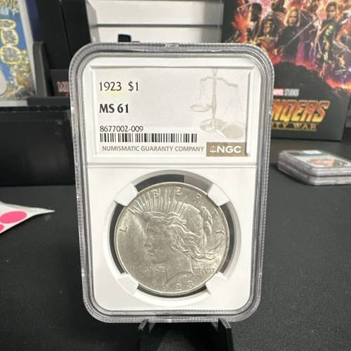 1923 Peace Dollar $1 Silver Coin NGC MS 61 Philadelphia KM#150