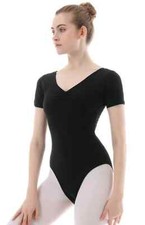 Ballet Adult Ballet Dancing Wear Women Short Sleeve Elegance Dance Coverall