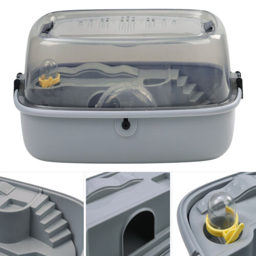 Plastic Hamster Luxury Hamster Cage Mouse Cage Animal Play House w/ Accessories - Picture 3 of 21