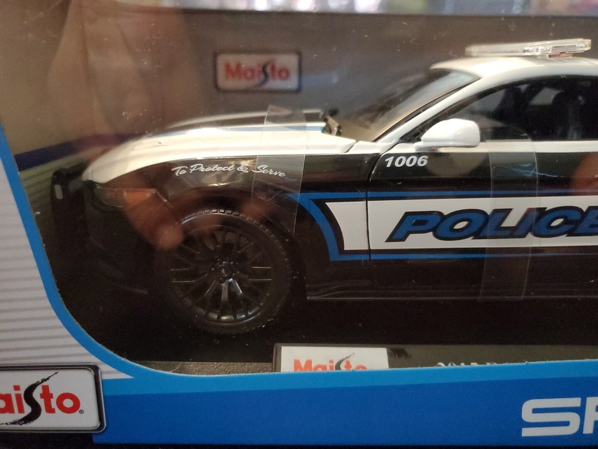 Maisto 2015 Ford Mustang GT 警察車両セット 1/18 scale 2015 Ford Mustang GT Police Car 911 Maisto 31397