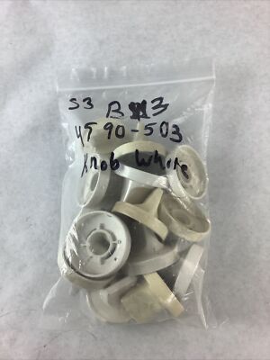 INVENSYS CLIMATE CONTROLS 4590-503 Slip Fit Dial Knob (White/Beige)