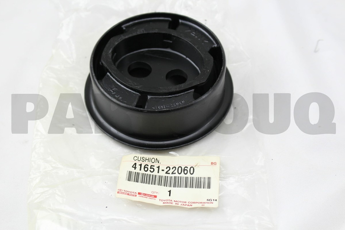 4165122060 Genuine Toyota CUSHION, REAR DIFFERENTIAL MOUMT, NO.3