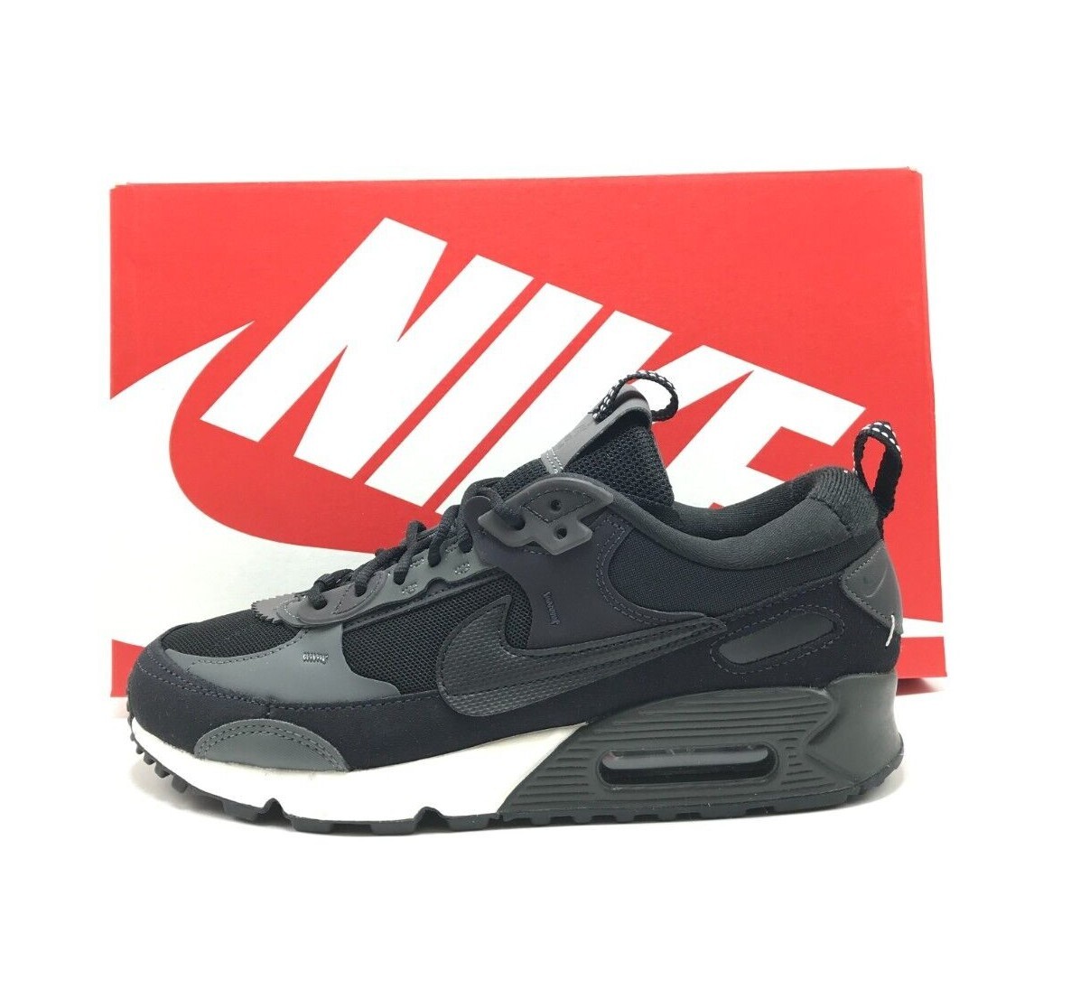 NIKE AIR MAX 90 FUTURA 黒 23cm 新品 箱なし NEW* Women NIKE AIR MAX 90 FUTURA BLACK/BLACK (DM9922 003), SZ 7.0