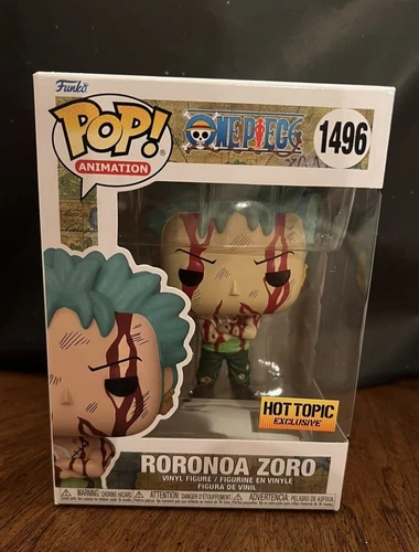 Funko Pop One Piece Zoro Hot Topic Exclusive - 1496 - rare collectors item