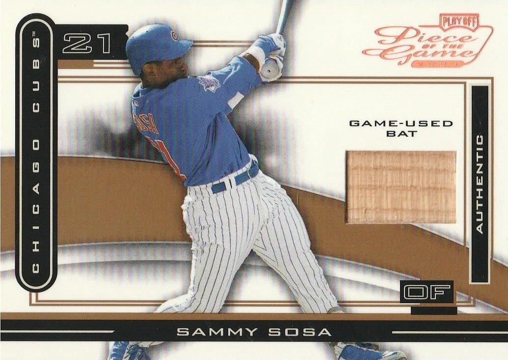 469 大リーグカード　サミーソーサ 2003 Playoff Piece of the Game - Sammy Sosa #POG-87 for sale | eBay