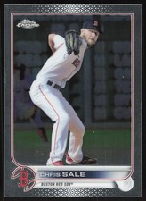 Chris Sale 2022 Topps Chrome Baseball # 118 Boston Red Sox Base