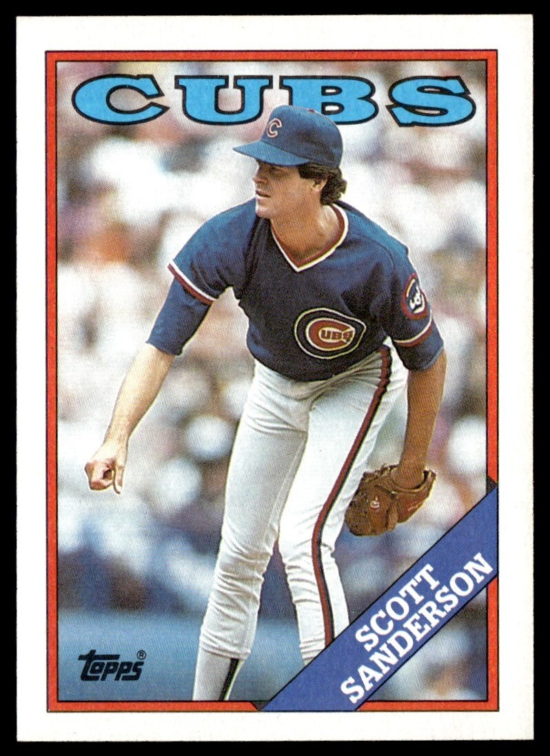 1988 Topps Scott Sanderson Chicago Cubs #311